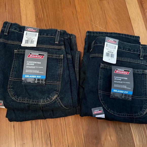 Dickies 2 pairs mens carpenter jeans - Picture 7 of 7